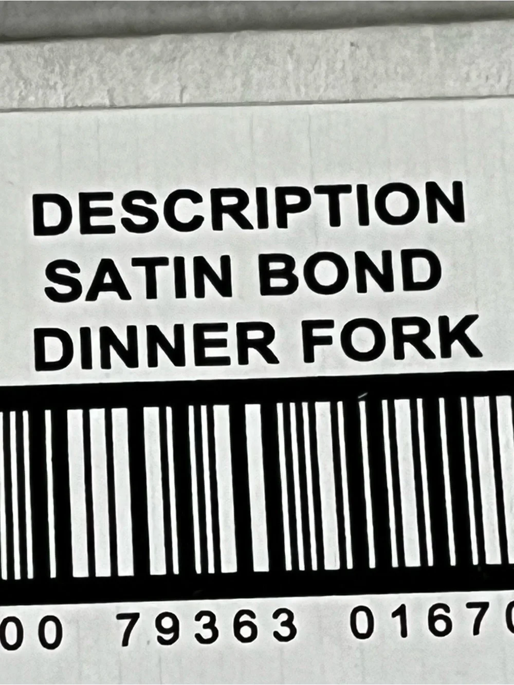 Oneida Satin Bond Dinner Fork Stainless Steel Set of 6 Engraved Signature